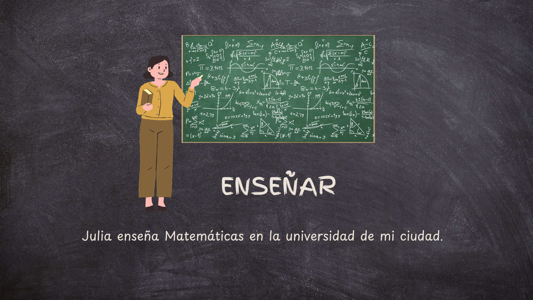 enseñar
