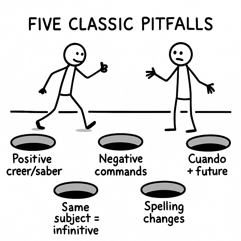 spanish-subjunctive-classic-pitfalls
